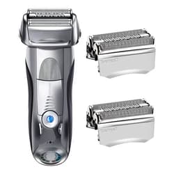 Ruzros Replacement Head Compatible with Braun Electric Foil Shaver，70S Series 7, Compatible with Braun Series 7 790cc 760cc 750cc 720 799 797 (2 Pack)