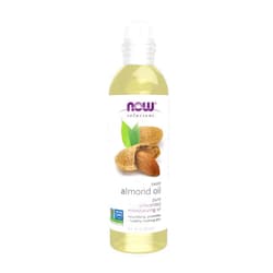 NOW Foods Solutions, Sweet Almond Oil, 100% Pure Moisturizing Oil, Promotes Healthy-Looking Skin, Unscented , 4-Ounce