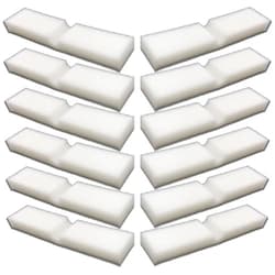 Zanyzap 12 Pack of Foam Filter Pads for Fluval FX4 / FX5 / FX6