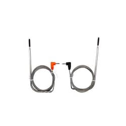 Riida Replacement BBQ Meat Thermometer Probe 2-Pack for Riida TM08 Thermopro TP20 TP04 TP06S TP-07 TP08 TP08S TP09 TP10 TP16 TP17 TP25