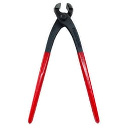 HARSKIYER 9 Inch Ear Clamp Pliers, Carbon Steel Crimper Tool, Hose Clamp Crimping Tool Nail Puller Pliers for Pipe Hose Clamps, Repairing Pipes, Fuel Lines