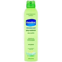 Vaseline Spray & Go Moisturizer, Aloe Fresh, 6.5 oz