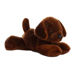 Aurora® Adorable Mini Flopsie™ Lil' Lucky™ Stuffed Animal - Mini Companions Ready for Playful Adventures - for Kids All Ages, Toddlers, Adults, and Families - Brown 8 Inches