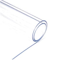 Bensmile Clear PVC Table Protector – 2mm Thick Waterproof Vinyl Tablecloth, Wipeable Transparent Plastic Cover for Kitchen, Outdoor, Indoor, and Picnic Use(50x50cm/20x20in)