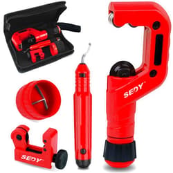 SEDY Ultimate Tube Cutter Set - Heavy Duty Pipe Cutter 3/16