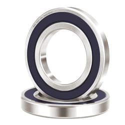 XIKE POWER UNLIMITED TRANSPORT XIKE 2 Pcs 16007-2RS 35x62x9mm Double Seals Deep Groove Ball Bearings.