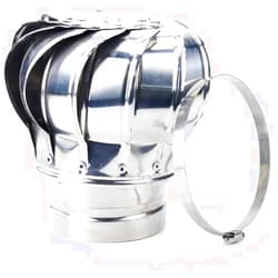 Marsrut Stainless Steel 201 Non Power Roof Ventilator, Wind Turbines Attic Air Vent Ventilating Fan (Size : 110mm)