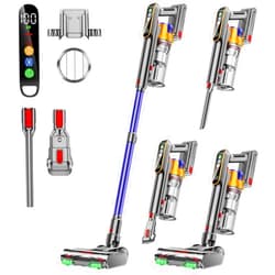 DIFFULL Cordless Vacuum Cleaner, 550W 45KPA 60 Mins Vacuum Cleaners for Home, Stick Vacuum with Wall Mount Charging, Anti-tangle Wireless Vacuum, Rechargeable Cordless Vacuum for Pet Hair/Carpet/Hard Floor