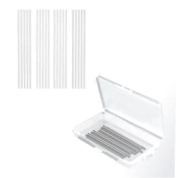 LIVSMON 30 Pcs 3mm Stainless Steel Rod Pins for Wooden Crochet Blocking Board, Knitting & Crochet Supplies Kit, Each Pin 5.1