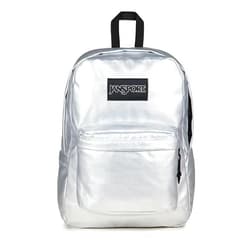 JanSport Superbreak Plus FX Backpack - Work, Travel, or Laptop Bag with Water Bottle Pocket - Surreal Shine​