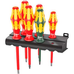 Wera - 5347777001 Kraftform Plus 160i/168i/6 Insulated Professional Screwdriver Set, 6-Piece