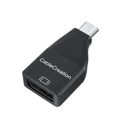 CableCreation USB C to DisplayPort Adapter 4K@60Hz, Male Type C to Female DisplayPort Adapter Compatible with iPhone 16 15 Pro/Promax/Plus, MacBook Pro Air, Steam Deck, iPad Pro, iMac, XPS, Galaxy