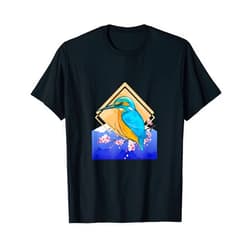 CRAZEELEBAH INC KING FISHER SET OVER MOUNTAIN IN SPRING T-Shirt