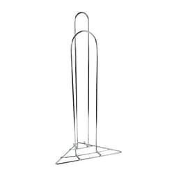 SSWBasics Chrome Clothing Hanger Holder (Fits 50-75 Hangers) – Lightweight and Portable Laundry Room and Retail Hanger Organizer Stacker – for Adult Size Hangers