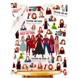 WZMPA Wanda Witch Tote Bag Witch Movie Fans Gifts Scarlet Witch Reusable Grocery Bag For Movie Fans