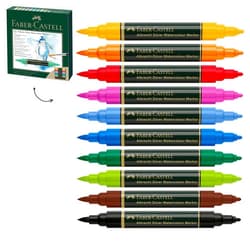 Faber-Castell Albrecht Durer Watercolor Markers - 10 Colors, Watercolor Brush Markers for Artists