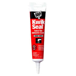 Dap 18001 24 Pack 5.5 oz. Kwik Seal Kitchen and Bath Adhesive Caulk, White