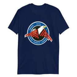 JG Infinite Space Shuttle Discovery Mission STS 33 Astronaut Patch Short-Sleeve Unisex T-Shirt