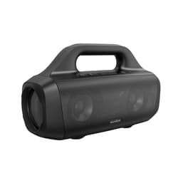 Soundcore Anker Motion Boom Waterproof Bluetooth Speaker with Titanium Drivers, BassUp Technology, IPX7, 24H Playtime, App, Built-in Handle, Outdoor Speaker for Camping, Pool, Beach, Backyard