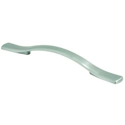 Hickory Hardware P2168-SN-SS Euro-Contemporary Pull, 5-1/16 Inch (128mm) Center to Center, Satin Nickel