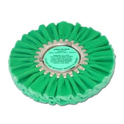 Zephyr Custom Polishing Products Airway Buffing Wheels for Industrial Polishers, Big Rigs and Lifted Trucks. Made in The U.S.A.(Color - Green)
