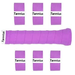 Tannius Tennis Racket Grip Tape, 6 Pack Tacky Tennis Grips, Absorbent and Enhanced Tennis Racquet Overgrip