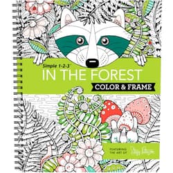 By New Seasons (Author), Publications International Ltd. (Author), Stacy Peterson (Illustrator) & 0 more Color & Frame - In the Forest (Adult Coloring Book)