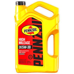 Pennzoil High Mileage 5W-30 Motor Oil, 5 Quart