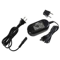 HQRP AC Adapter Charger Compatible with JVC Everio GZ-MG130 GZ-MG130U GZ-MG155 GZ-MG155U GZ-MG255 GZ-MG255U GZ-MG330 GZMG330 Digital Camcorder AP-V14U AP-V15U + Euro Plug Adapter