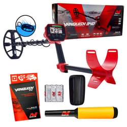Minelab Vanquish 340 Detector with 10 x 7 Coil and Pro-Find 20 Pinpointer