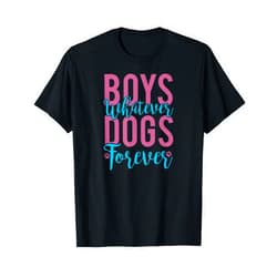 NikkiDawn's Dog Lover Apparel Boys Whatever Dogs Forever Funny Dog Lover Gift T-Shirt