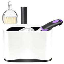 Apidgrowth Cat Litter Scooper with Holder,Metal Cat Litter Scoop, Kitty Poop Scooper Stand for Litter Box, Cat Caddy for Litter Scoop, Fast Sifting Kitty Poop Scooper Caddy Poop Scooper Stand