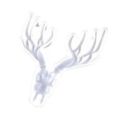 Hejhncii Christmas Antler Silicone Mold 3D Large Animal Epoxy Resin Mold for Wall Decoration Concrete Plaster Living-Room Silicone Molds for Soap