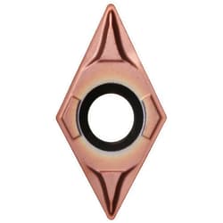 Sandvik Coromant T-Max U Carbide Turning Insert, DCMT, 55 Degree Diamond, UM Chipbreaker, GC1125 Grade, Multi-Layer Coating, DCMT 3(2.5)1-UM, 3/8