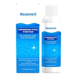 LASULEN Hozonex Swimming Pool Purifier, Pool Water Purifier Liquid, Swimming Pool Water Natural Clarifier, Keeps Your Pool Clear & Clean for Safe Family Fun, for Inground Above Ground Pools (1pcs)