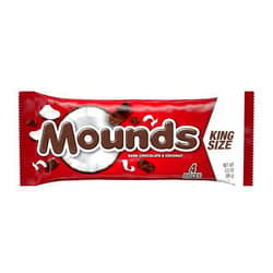 Peter Paul Mounds Candy Bars, King Size, 3.5-Ounce (Pack of 18)