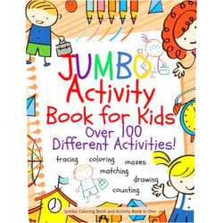 Busy Hands Books Jumbo Activity Book for Kids: Jumbo Coloring Book and Activity Book in One: Giant Coloring Book and Activity Book for Pre-K to First Grade (Workbook and Activity Books)