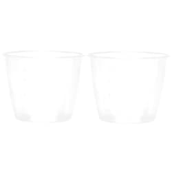 AKOAK Plastic Transparent rice Measuring Cup, 160ml Rice Cooker Measuring Cup, Double Scale Rice and Dry Material Measuring Cup, Kitchen Supplies - Pack of 2