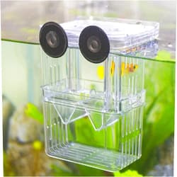 Senzeal Aquarium Fish Breeder Box Plastic Fish Isolation Breeding Box Hatching Incubator Box for Baby Fish Shrimp Clownfish Guppy