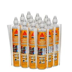 SIKA AnchorFix-2 High-Performance Construction Adhesive, 12-Pack, 10.1 Oz – Fast-Curing Epoxy for Anchoring in Concrete, Masonry & Steel, Solvent-Free, Ideal for Heavy-Duty Projects