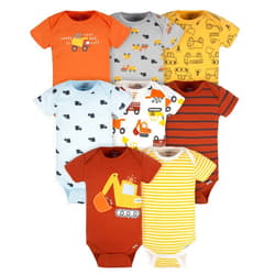 Gerber Baby Boys' 8-Pack Short Sleeve Onesies Bodysuits