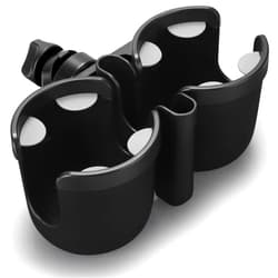 Accmor Stroller Cup Holder with Phone Holder, Bike Cup Holder, Universal Cup Holder for Uppababy Nuna Doona Strollers, 2-in-1 Cup Phone Holder for Stroller Bike Accessory