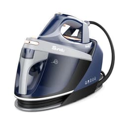 Sundu Steam Station with LED Screen, 1800W Steam Iron with Ceramic Soleplate and 1.5L Detachable Water Tank, Iron Lock for Easy Carry, Auto Shut-Off, Self-Cleaning, Garment Steamer Ideal for Home Use