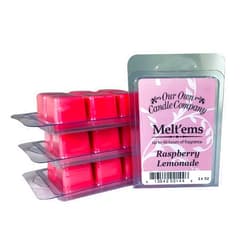 Our Own Candle Company Premium Wax Melt, Raspberry Lemonade, 6 Cubes, 2.4 oz (4 Pack)