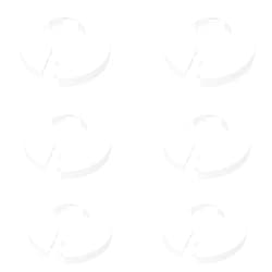 Zangc -3/4inch 20mm White Buckle Type Round Flange Water Pipe Decorative Cover Ugly Cover Hole Blocking Decorative Ring -6PCS