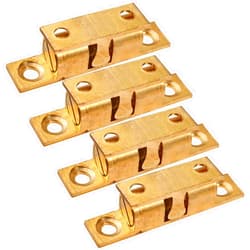 HWMATE Solid Brass Cabinet Closet Door Ball Tension Catch Latch 1-37/64″ x 5/16″ (4 Pack)