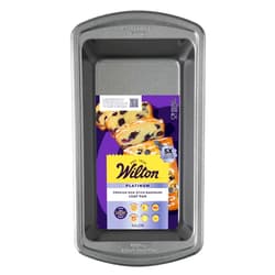 Wilton Advance Select 9x5 Inch Loaf Pan; Made without PFAS, Extended Handles, Non-Stick With DuraLast™ Silicone-Infused Coating, Bread Loaf Pan For Homemade Bread (Steel)