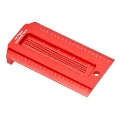 AKNgoes Woodworking Scriber Saddle T-Square Ruler 4in, T-Square for Carpenter Work, Layout and Measuring Tools