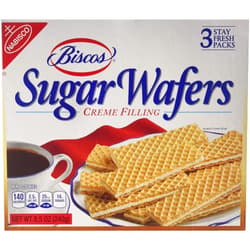 Biscos Nabisco, Biscos, Sugar Wafers, 3 Stay Fresh Packs, 8.5 - Ounce Box - PACK OF 3