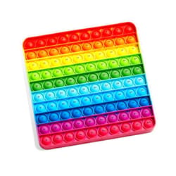 hand2mind Hundred Board Sensory Bubble Popper, Pop Fidget Toys for Kids, Multiplication Board, Math Manipulatives Kindergarten, Fine Motor Toys, Fidgets for Classroom, Calm Down Corner Supplies